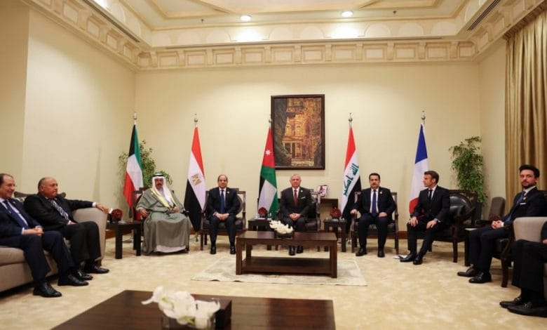 الملك عبدالله الثاني يعقد لقاء خماسيا على هامش مؤتمر بغداد