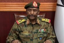 عبدالفتاح البرهان رئيس مجلس السيادة الانتقالي في السودان